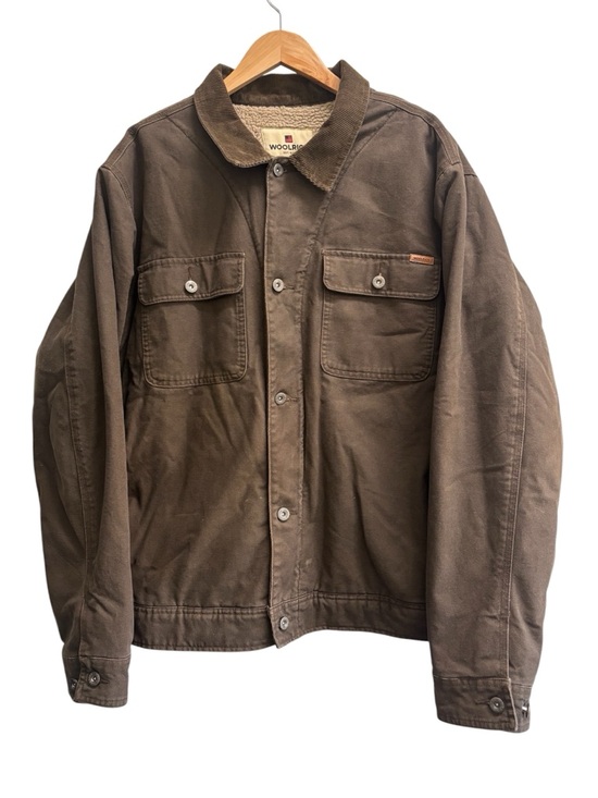 Woolrich Other - Woolrich Barn Jacket men’s XXL Sherpa Lined Canvas Chore Coat Brown Workwear